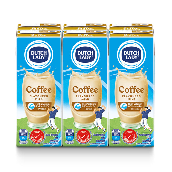 Dutch Lady Pure Farm Coffee UHT Milk 200ml x 6 (highest price)