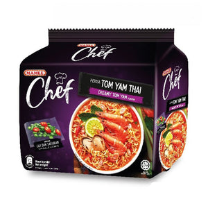 Mamee Chef Creamy Tom Yam Flavour Instant Noodle 80g x 4
