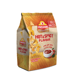 Mission Tortilla Chips Hot and Spicy 170g