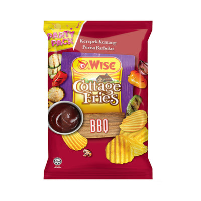 Wise Cottage Fries Party Pack Barbecue Potato Chips 150g