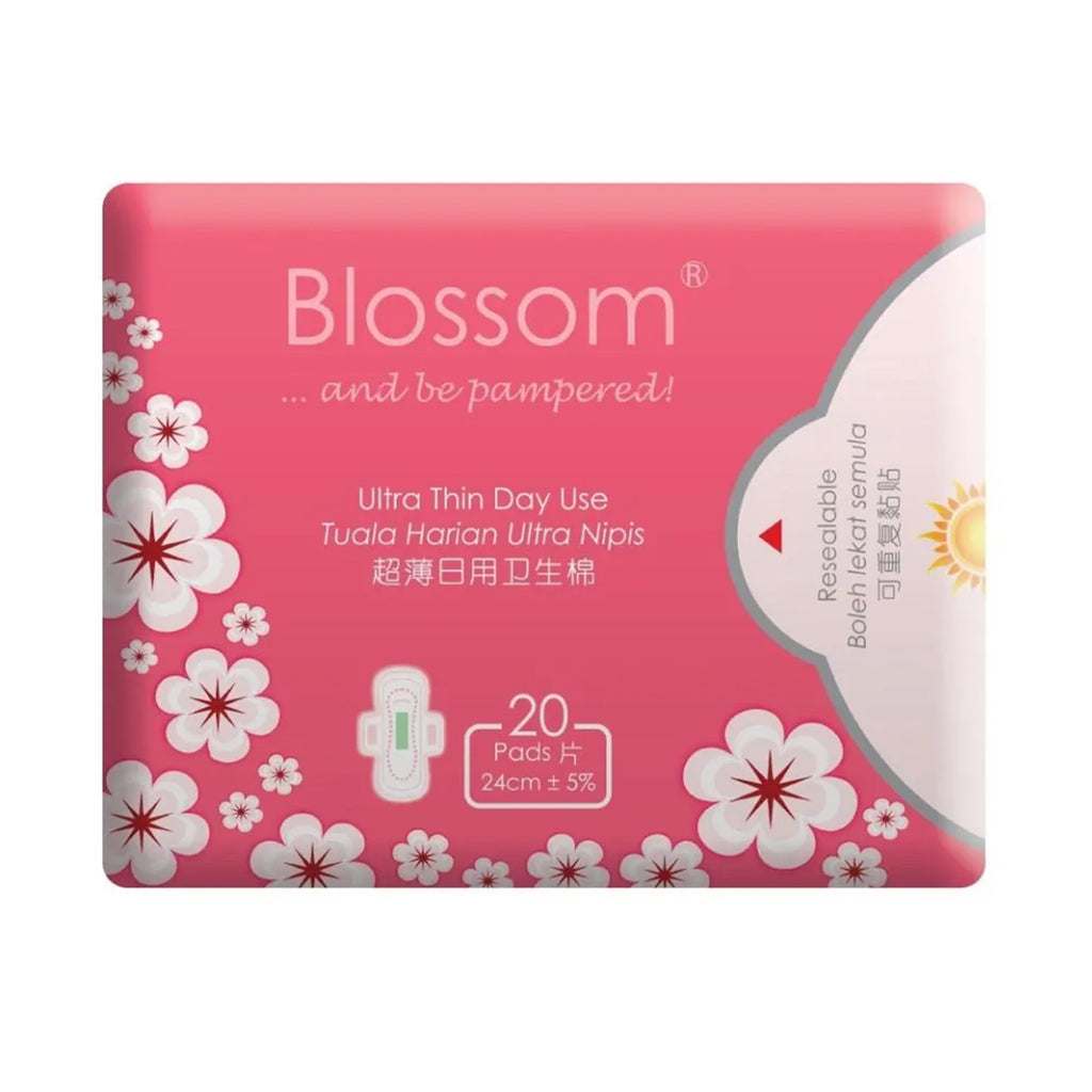 Blossom Ultra Thin Day Use Wing Pad 24cm x 20