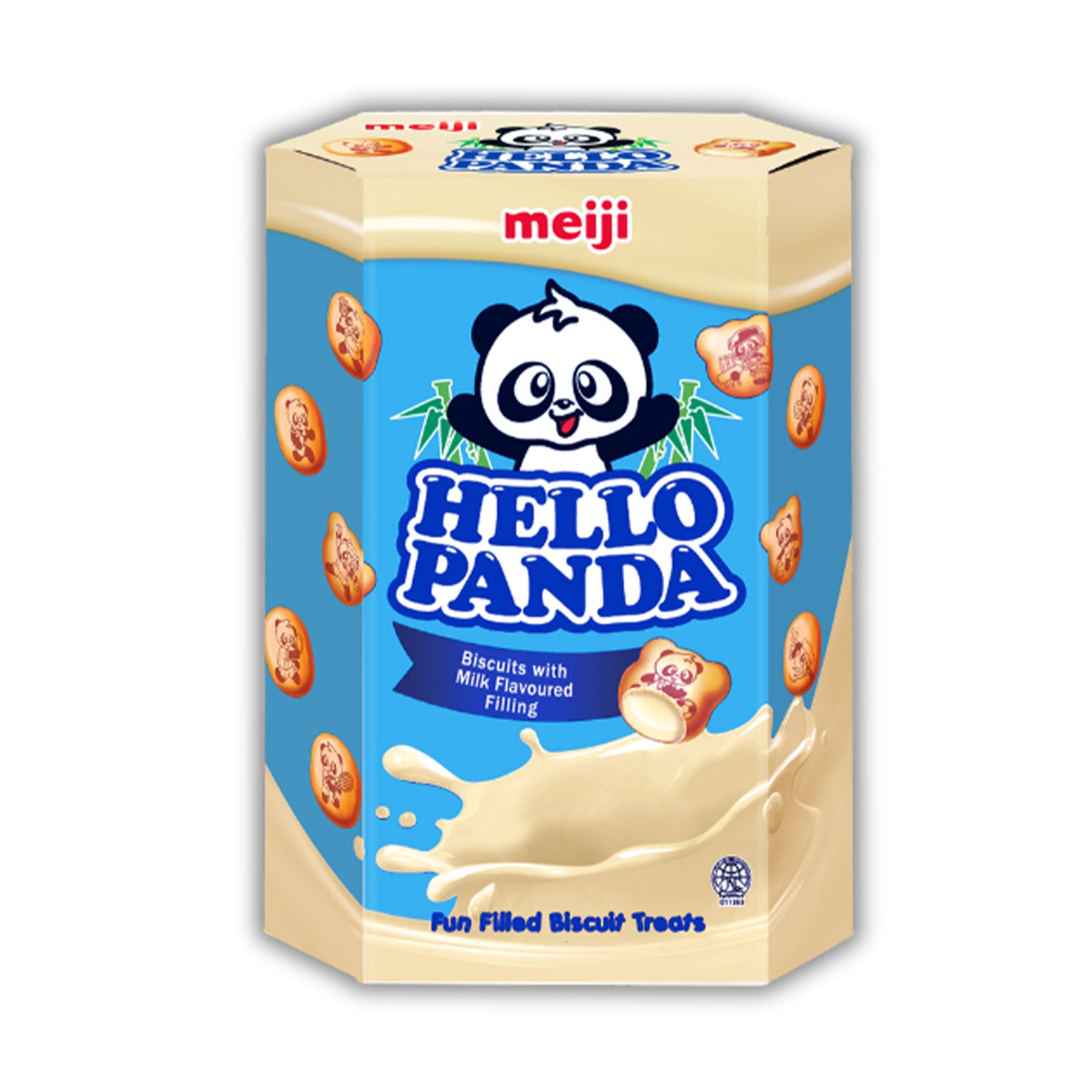 Meiji Hello Panda Biscuits with Milk Flavoured Filling 234g