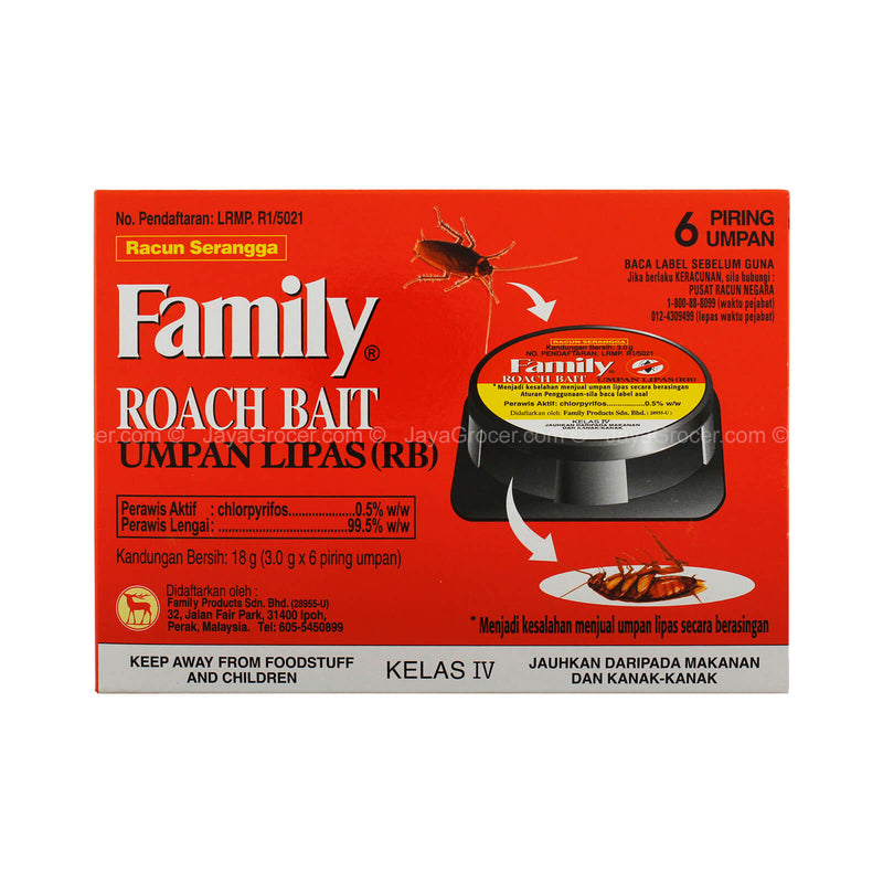 Family Roach Bait 6pcs/pack