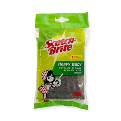 Scotch-Brite Heavy Duty Metallic Sponge 1unit