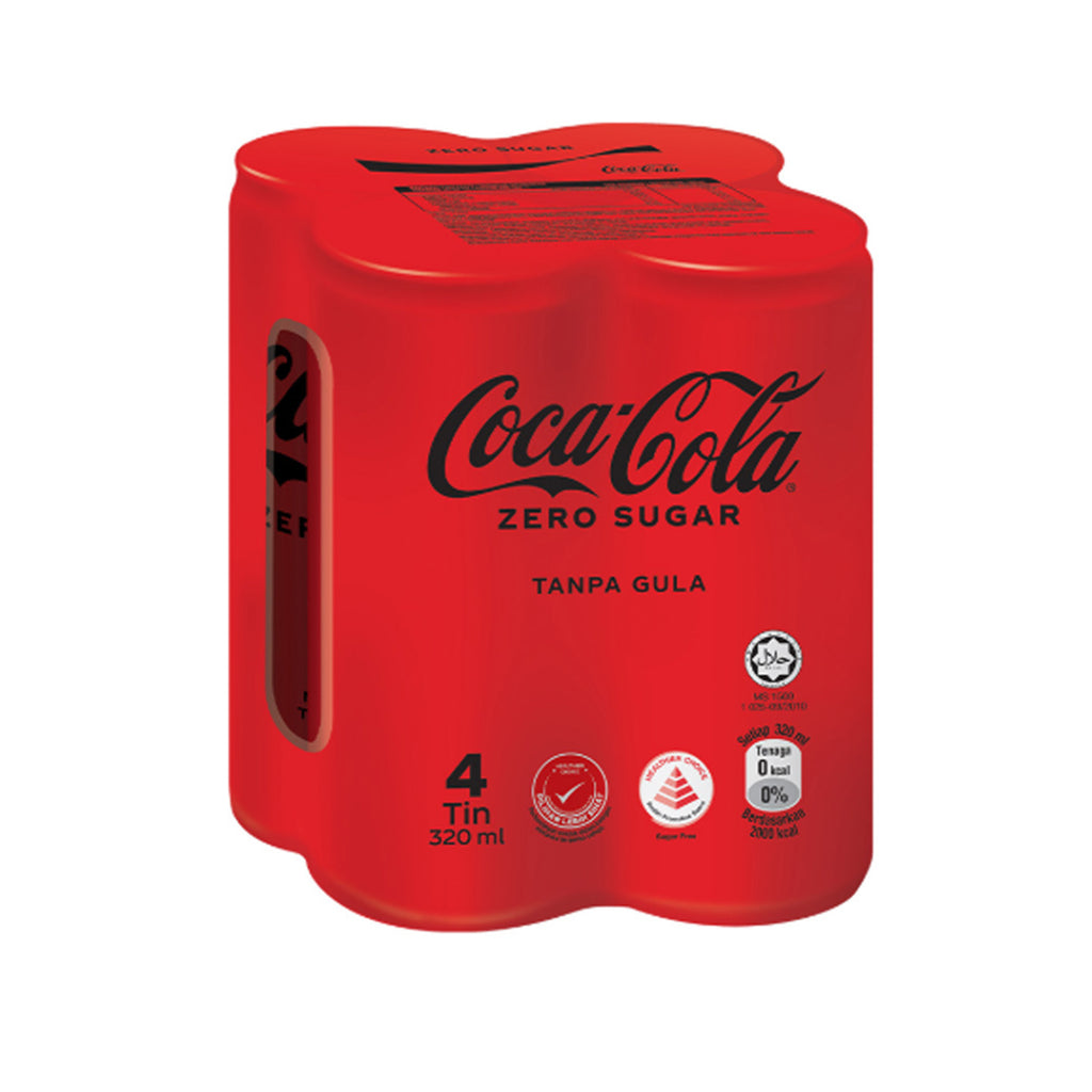 Coca-Cola Tanpa Kalori Carbonated Drink 320ml