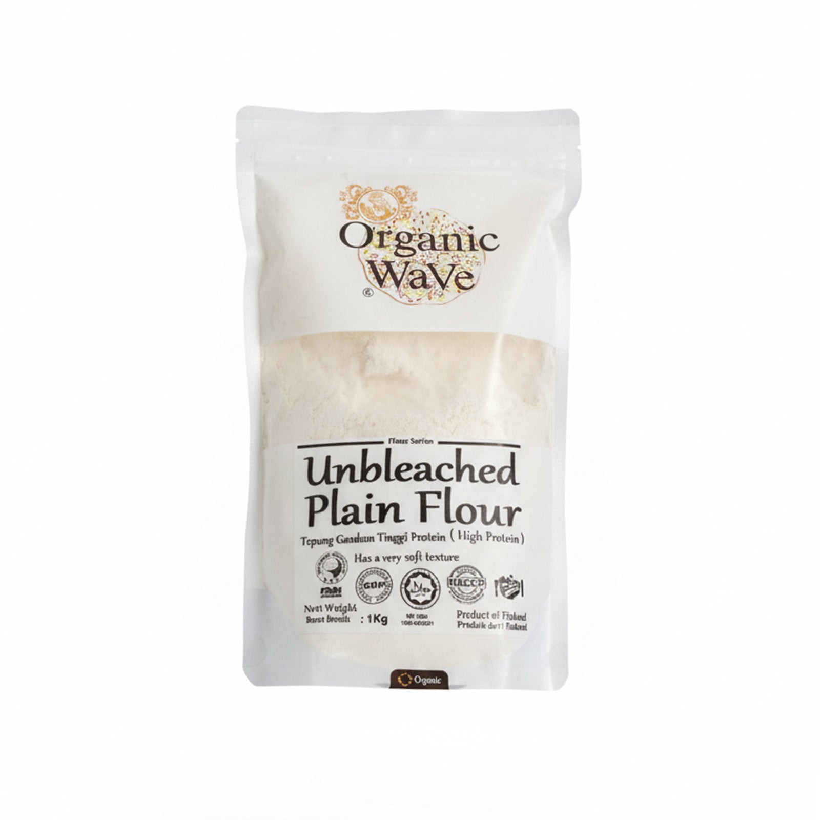 Ma Ma Mi Organic Unbleached Plain Flour 1kg