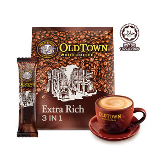 Old Town Extra Rich Instant 3 in 1 Premix White Coffee 31.6g x15