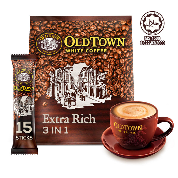 Old Town Extra Rich Instant 3 in 1 Premix White Coffee 35g x15 (highest price)