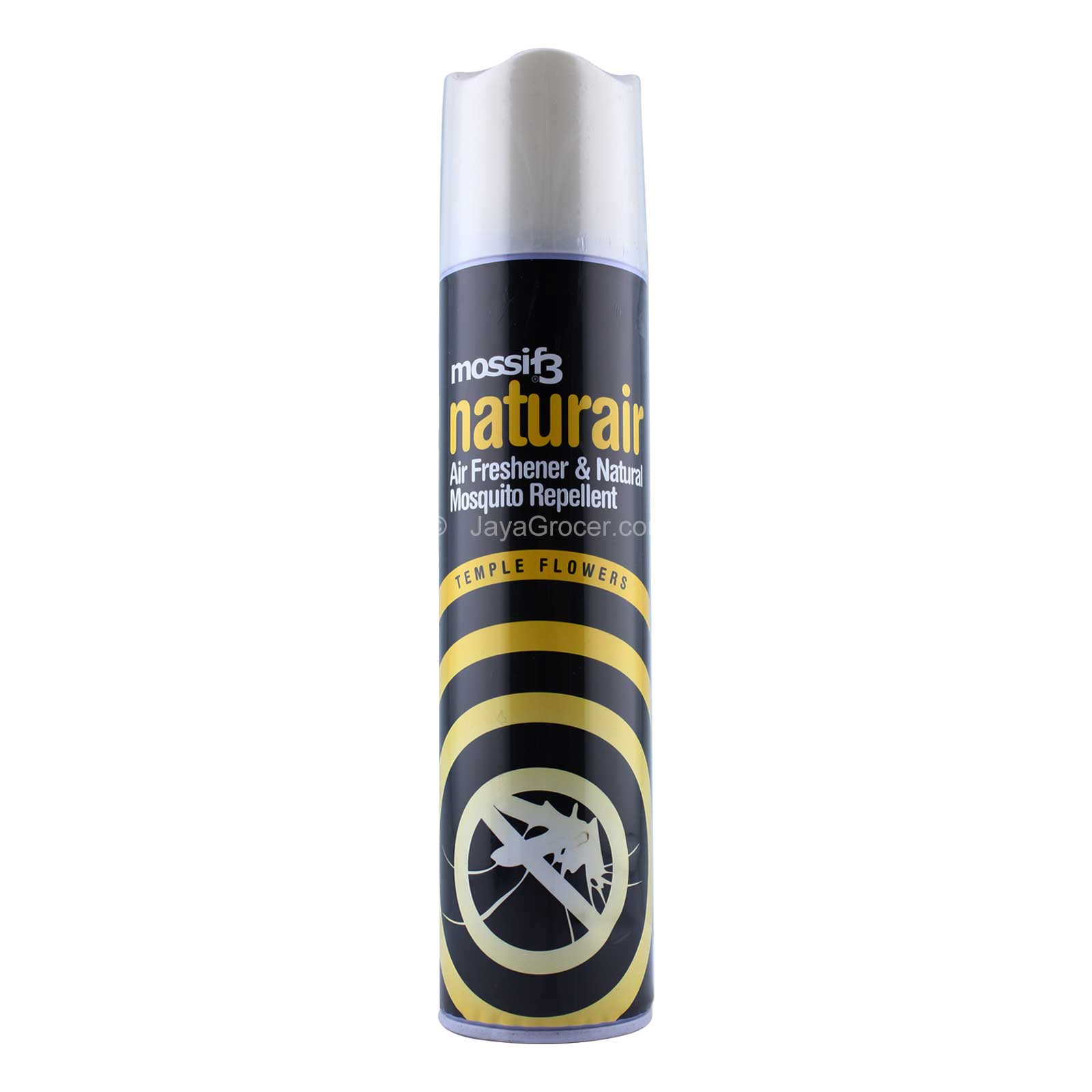 Mossif3 Temple Flowers Natural Air Freshener & Natural Mosquito Repellent Spray 300ml