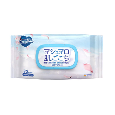 Mamypoko Baby Wipes Natural Fragrance Free 80pcs/pack