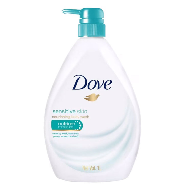 Dove Bodywash Sensitive Sea Shower Gel 1L