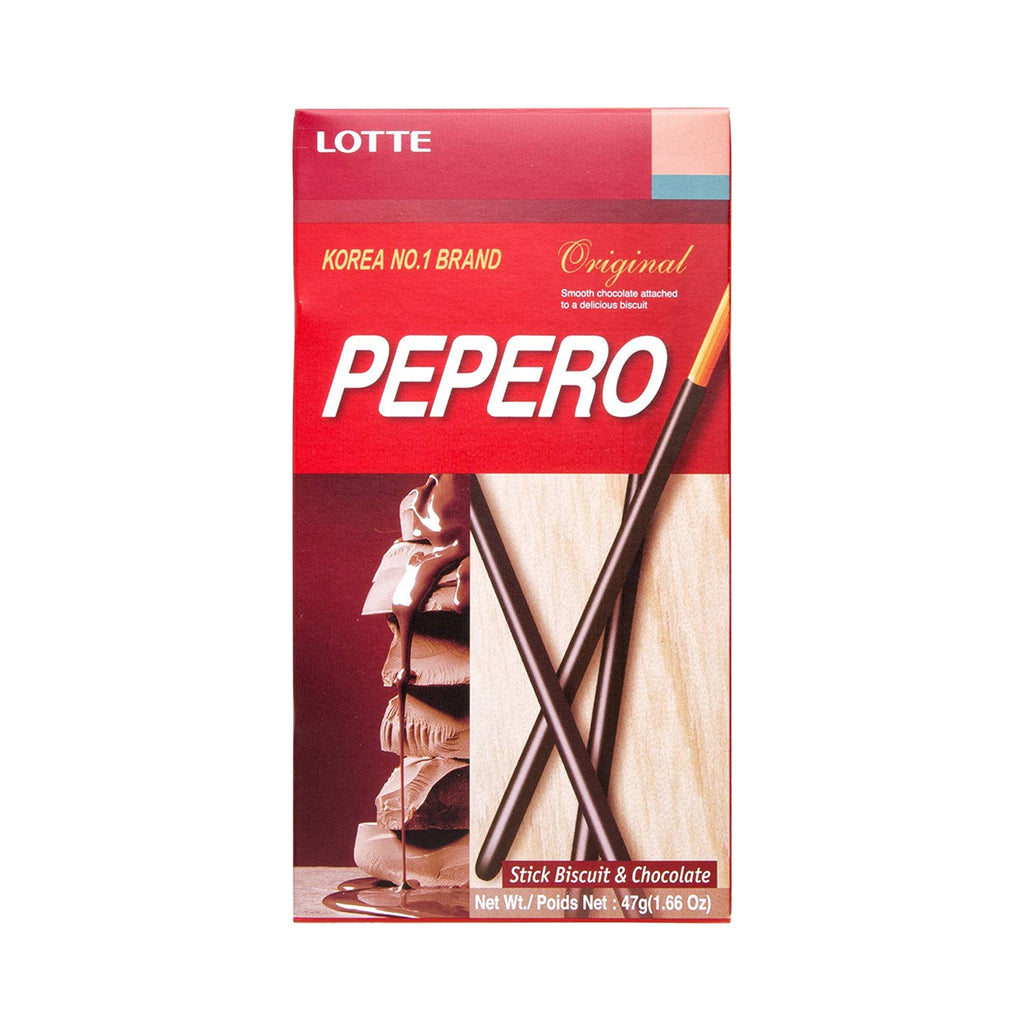 Lotte Original Pepero Biscuit Stick with Chocolate 47g