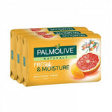 Palmolive Naturals Fresh & Moisture Soap Bars 80g x 3