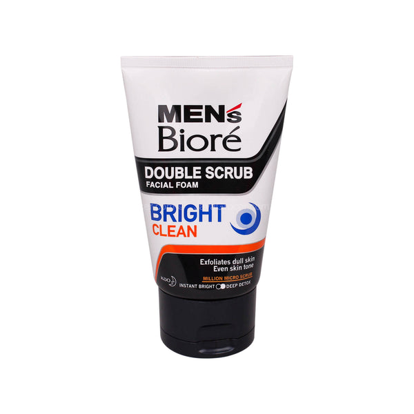 Biore Men's Double Scrub Bright Clean Facial Foam 100g (highest price)