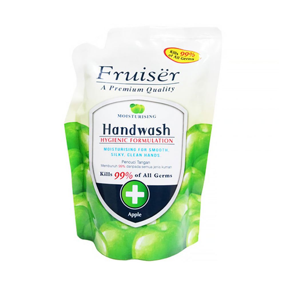 Fruiser Moisturising Hand Wash Apple Scent Refill 400ml