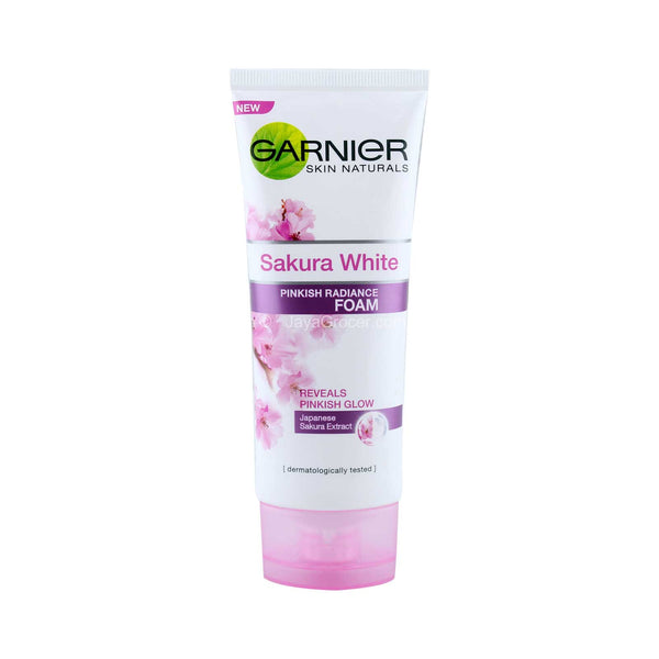 Garnier Sakura White Foam Face Cleanser 100ml