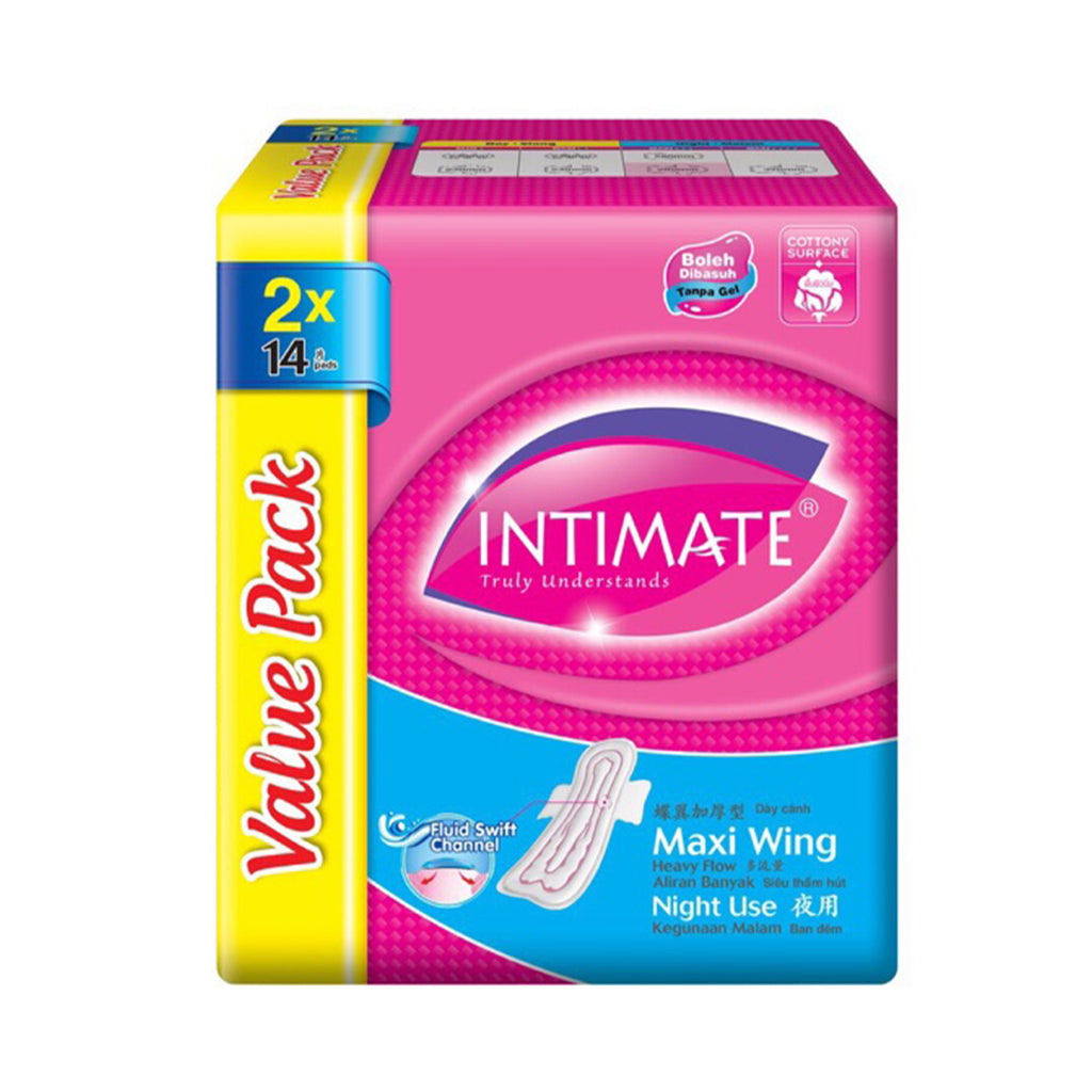 Intimate Slim Feel Night Long Maxi Wing 14pcs x 2