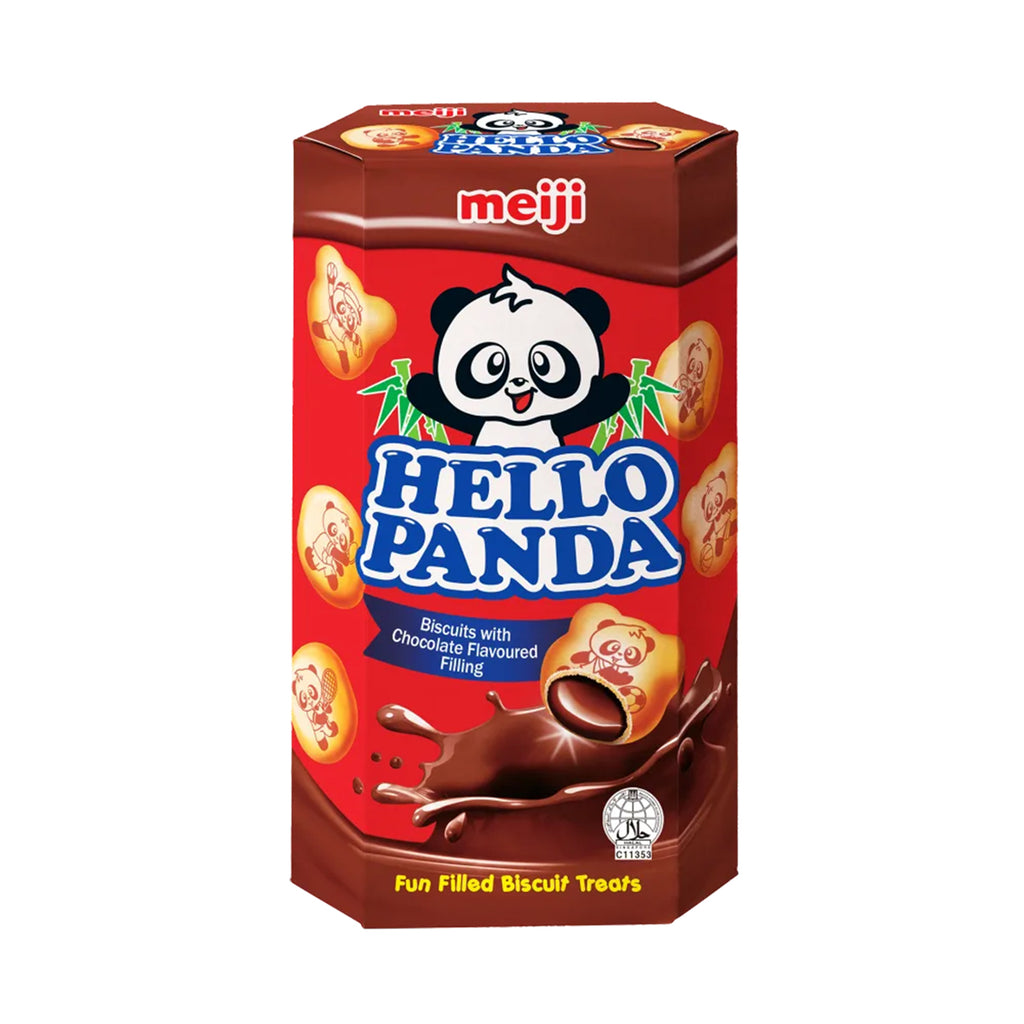 Meiji Hello Panda Choco Biscuits with Chocolate Flavoured Filling 234g