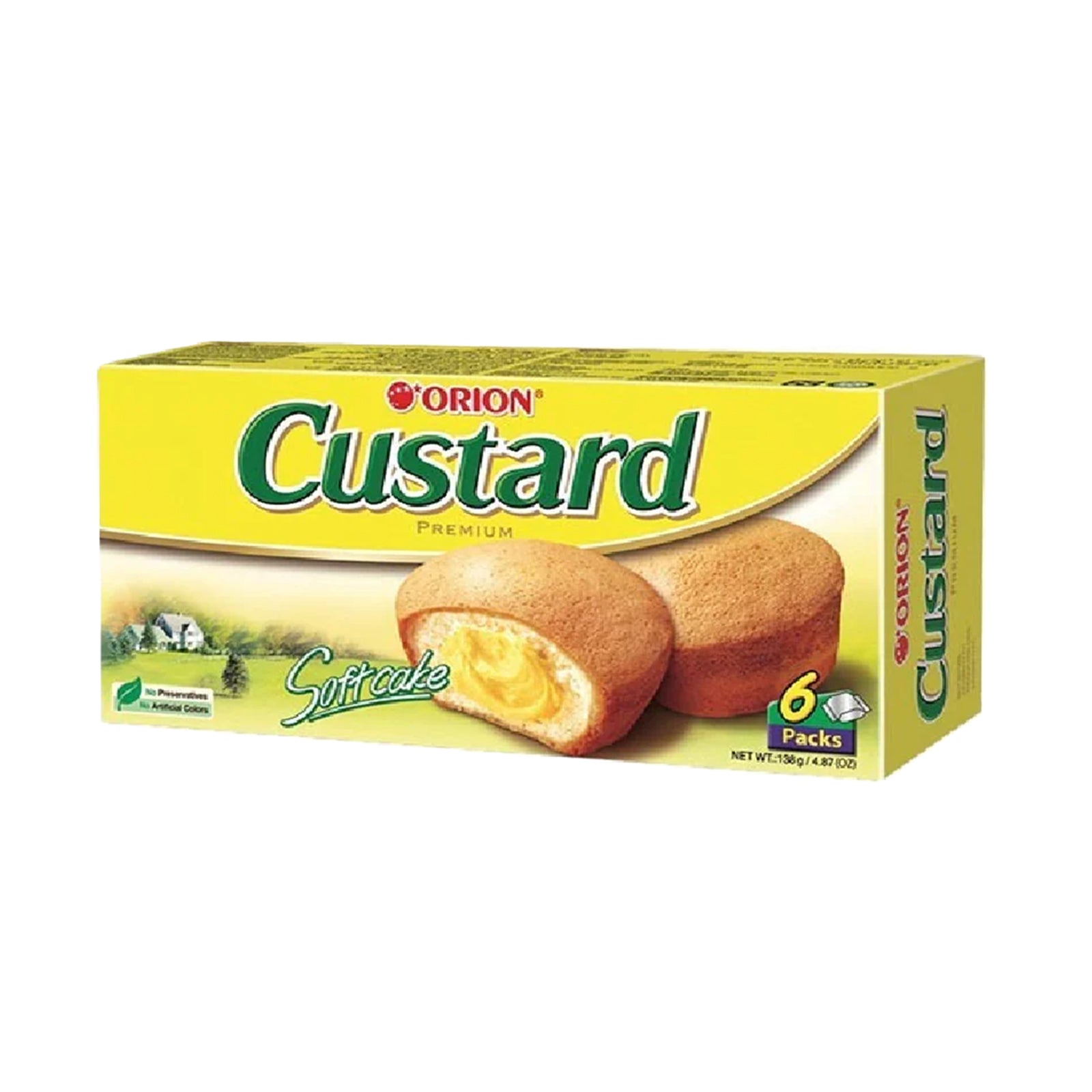 Tomorion Custard Filling Soft Cake 138g