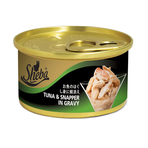 Sheba Tuna & Snapper in Gravy Wet Food 85g (highest price)