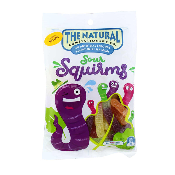 The Natural Confectionery Co. Sour Squirms Jellies 180g (highest price)