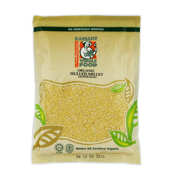 Radiant Whole Food Australian Organic Hulled Millet 500g (highest price)