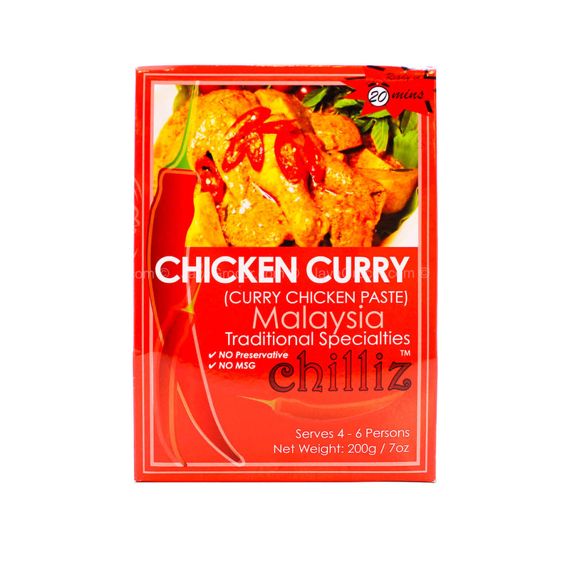 Chilliz Chicken Curry Paste 200g