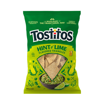 Tostitos Hint of Lime Tortilla Chips (USA) 284g