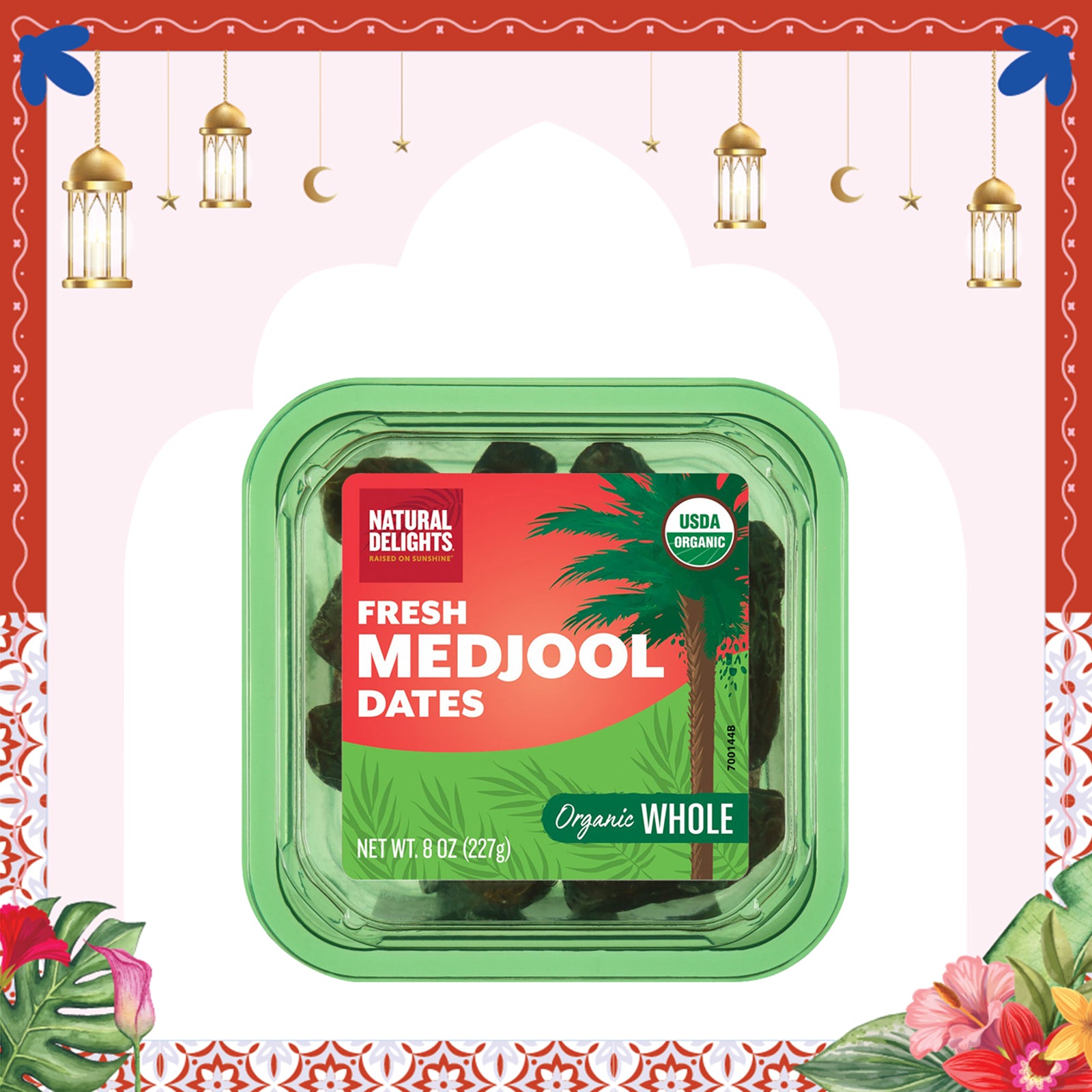 Natural Delight Organic Medjool Dates 227g