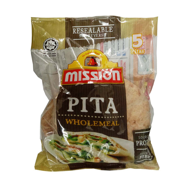 Mission Wholemeal Pita Bread 400g (highest price)