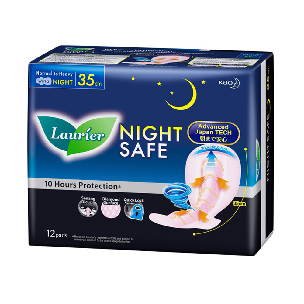 Laurier Nightsafe Wing 35cm 12pcs/pack