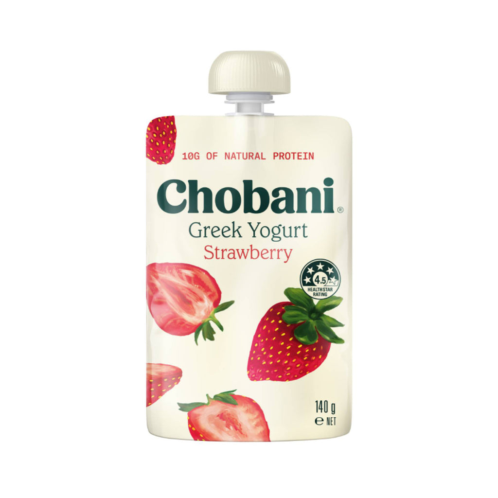 Chobani Strawberry Yogurt Pouch 140g