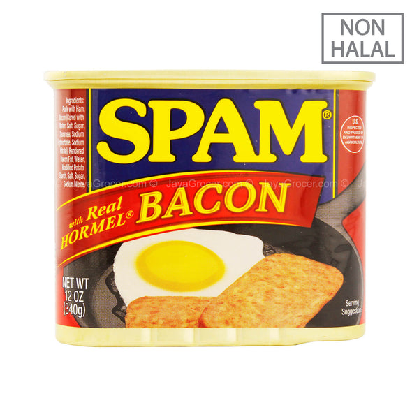 [NON-HALAL] Hormel Spam Luncheon Meat with Bacon 340g (highest price)