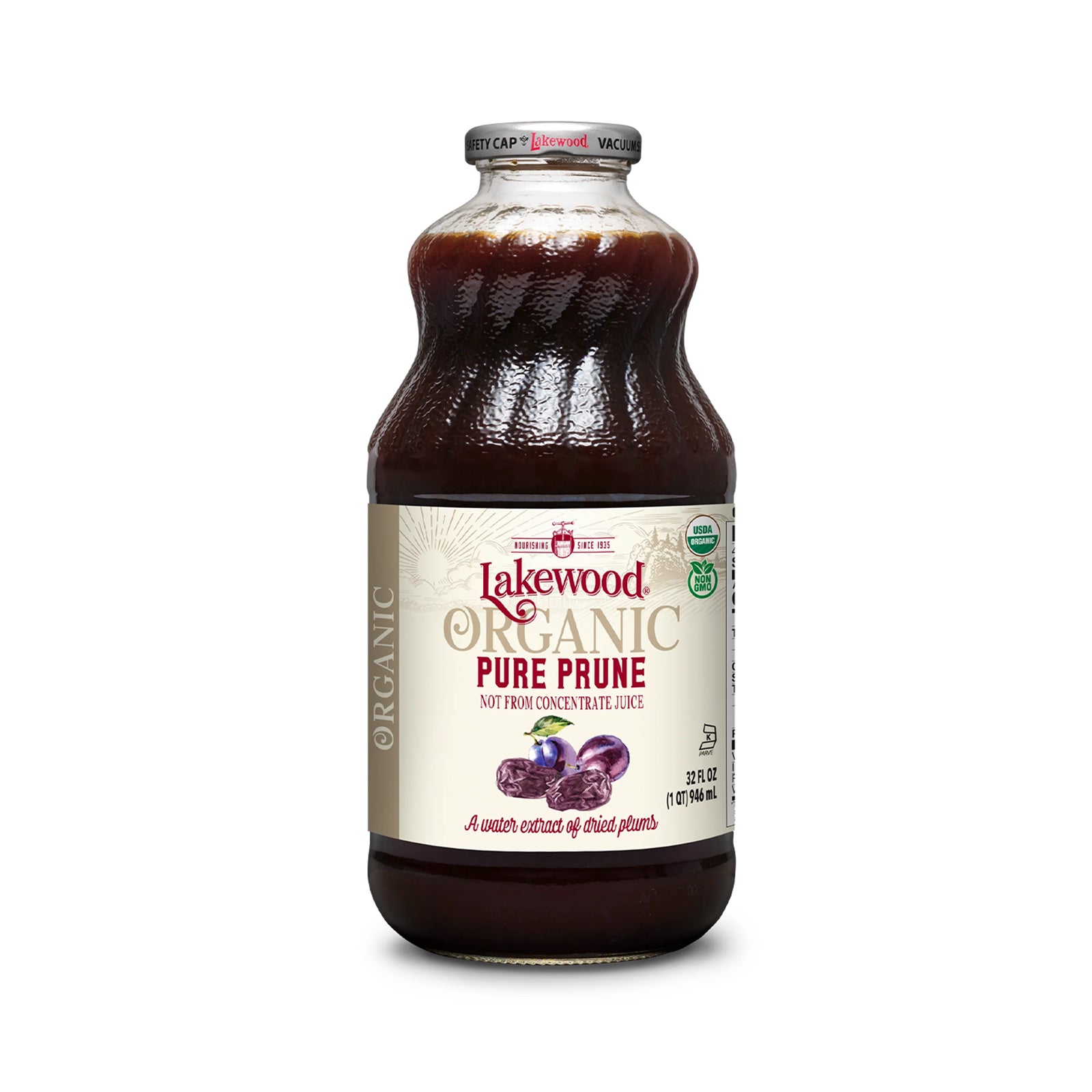 Lakewood Organic Prune Pure Juice 946ml