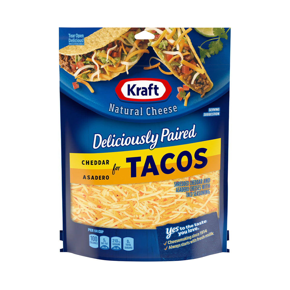 KRAFT TACO CHEESE MEXICAN 8OZ *1