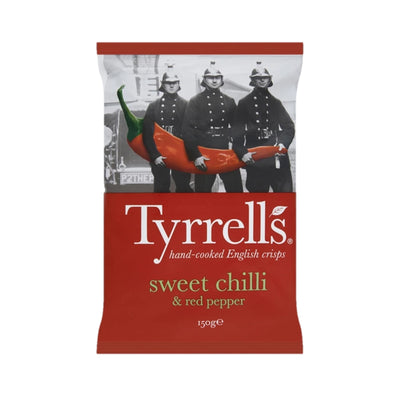 Tyrrells Crisps Sweet Chili and Red Pepper Flavour 150g