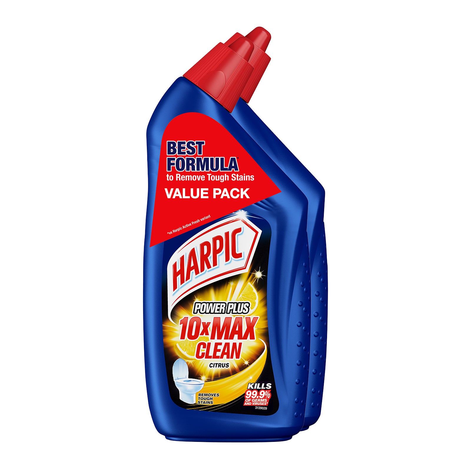 Harpic Toilet Bowl Cleaner Liquid All in One Citrus 450ml x 2