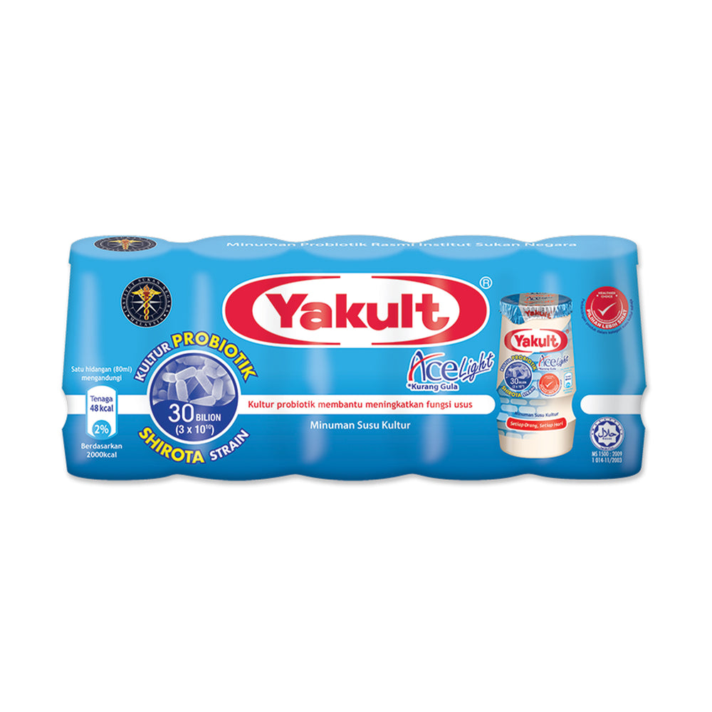 Ace Yakult Light Cultured Milk Drink 80ml x 5