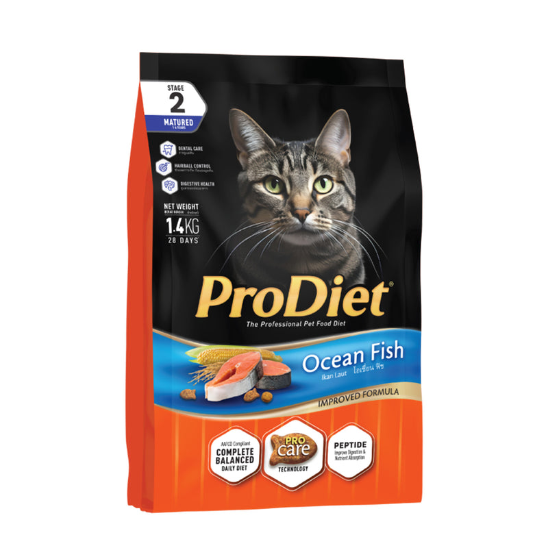 ProDiet Dry Cat Food Ocean Fish 1.4kg