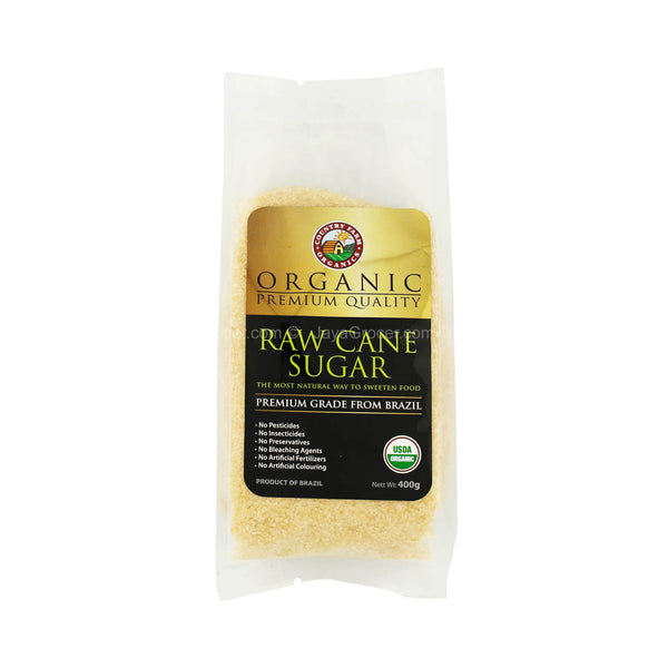 Country Farm Organic Raw Cane Sugar 400g (highest price)