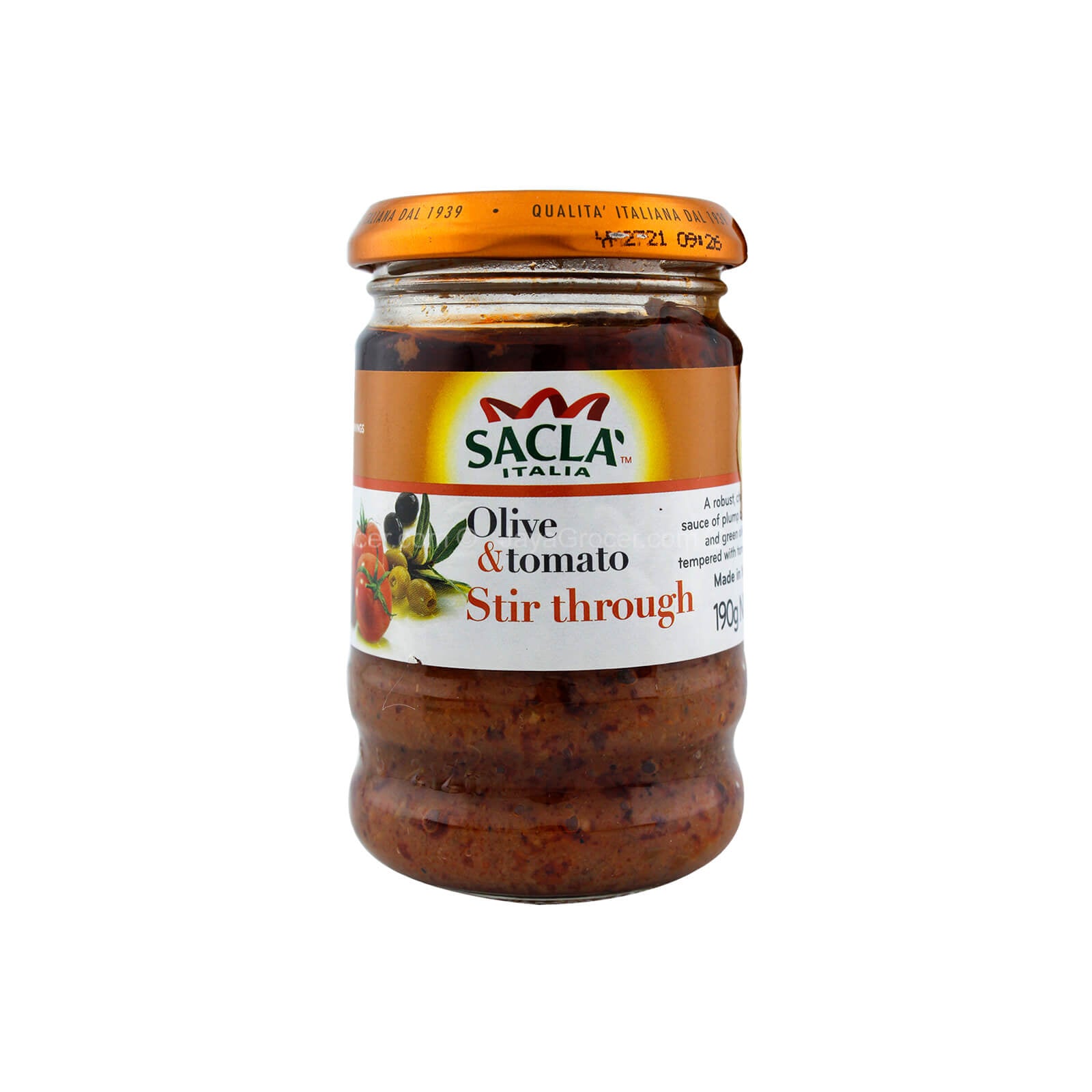 Sacla Olive and Tomato Pasta Sauce 190g