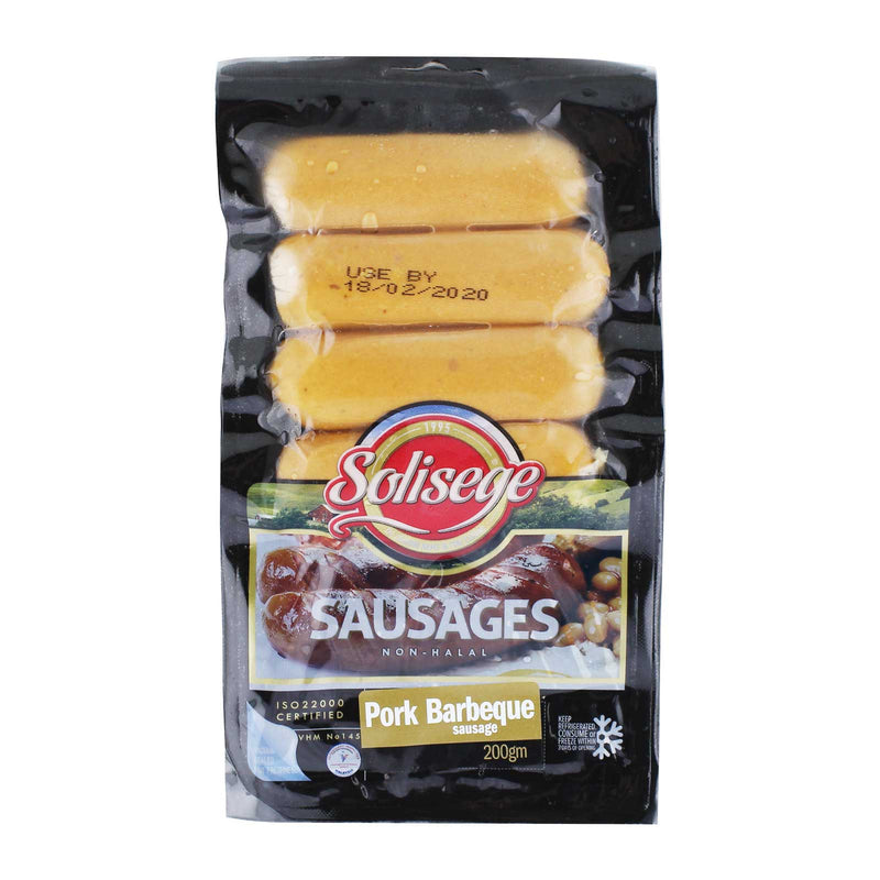 [NON-HALAL] Solisege Pork Barbeque Sausage 200g