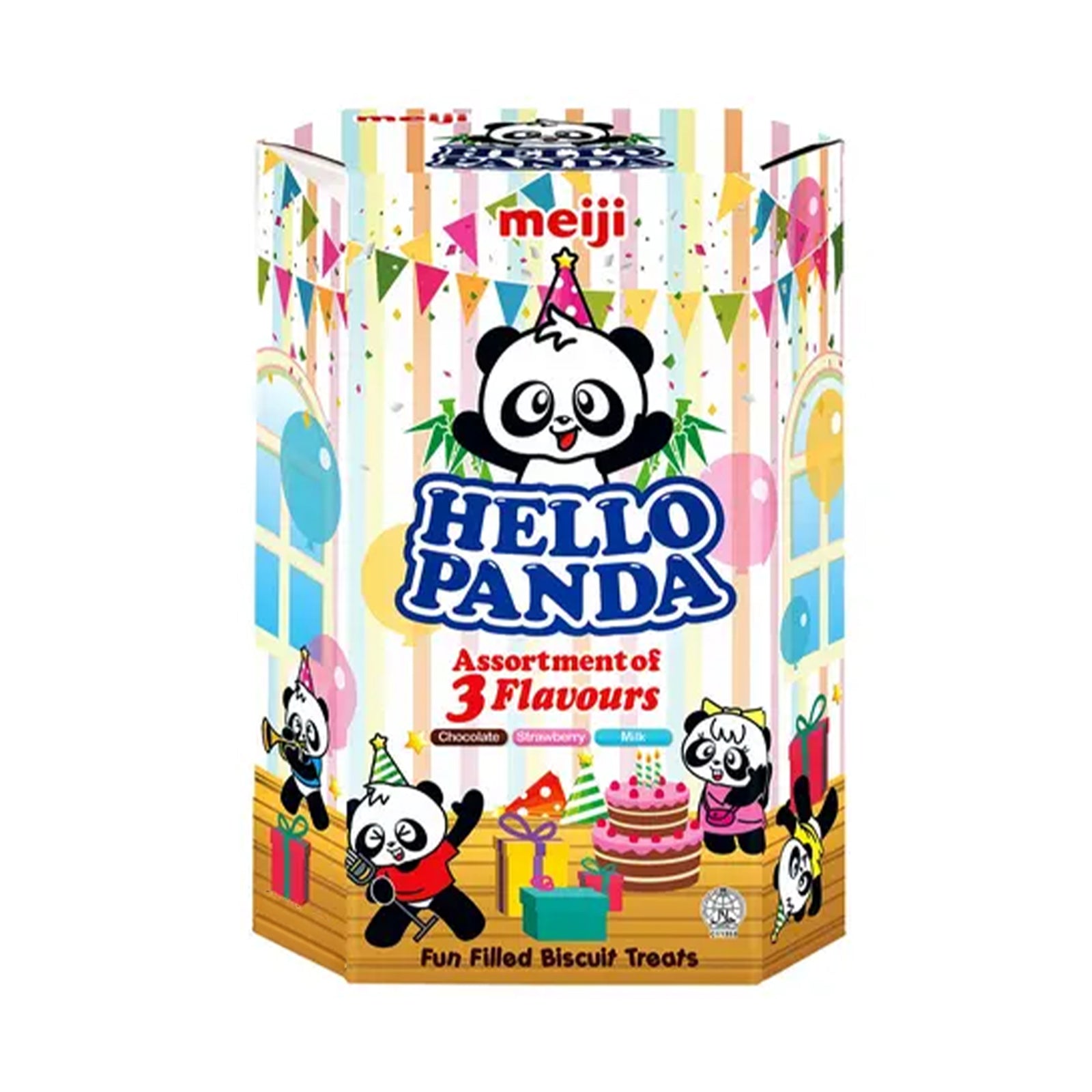 Meiji Hello Panda Biscuit Assorted Filling 234g