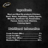 Cesar Beef And Vegetable Dog Food 100g