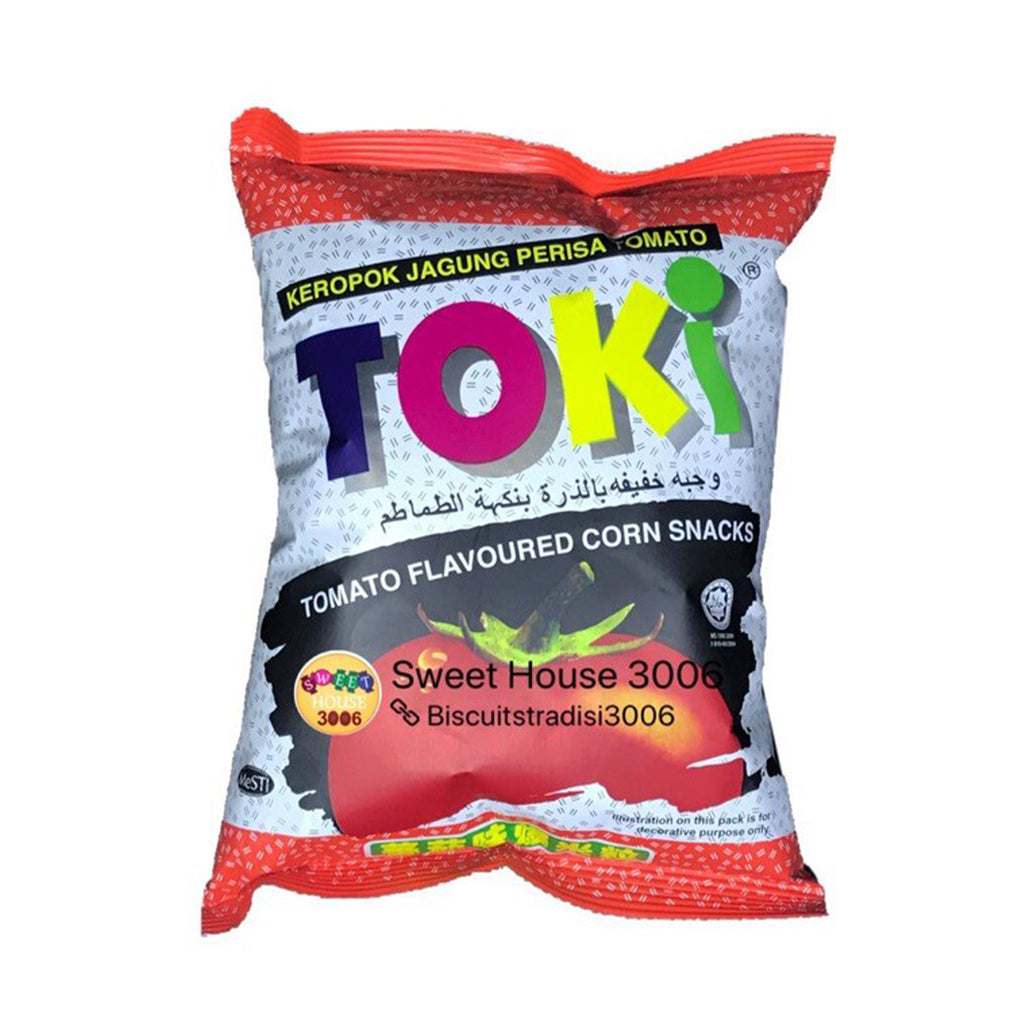 Toki Tomato Flavoured Corn Snack 60g