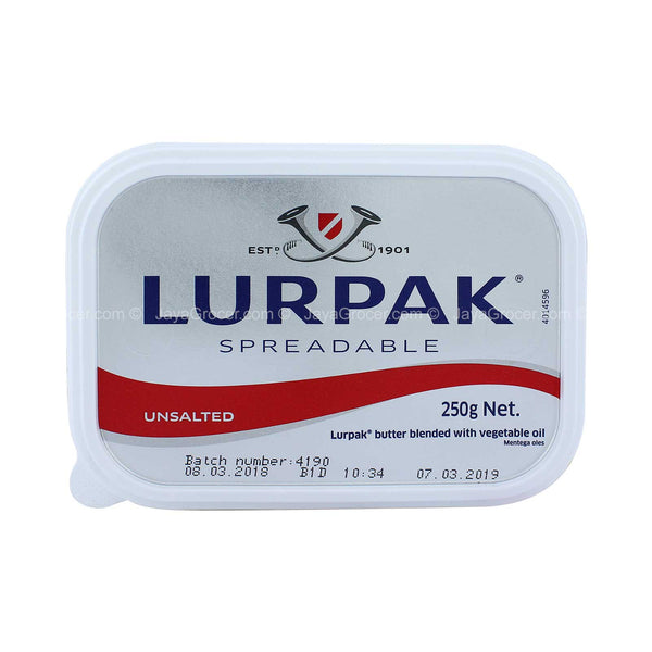 Lurpak Spreadable Unsalted Butter 250g (highest price)