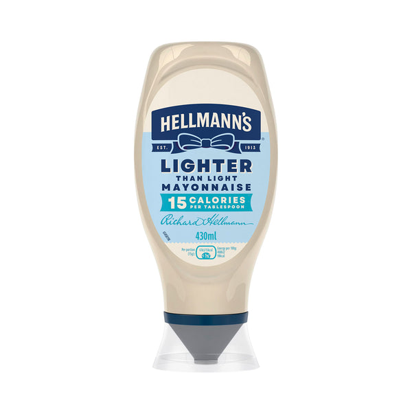 Hellmanns Squeeze Lighter than Light Mayonnaise 430ml (highest price)