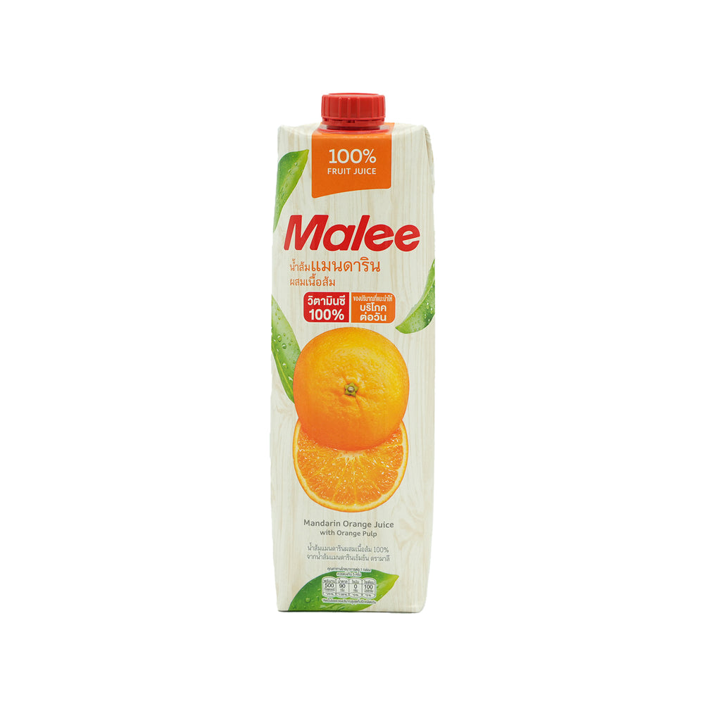 Malee 100% Mandarin Orange Juice with Pulp 1L