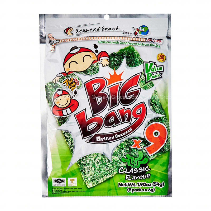 Tao Kae Noi Big Bang Classic Flavour Grilled Seaweed 54g