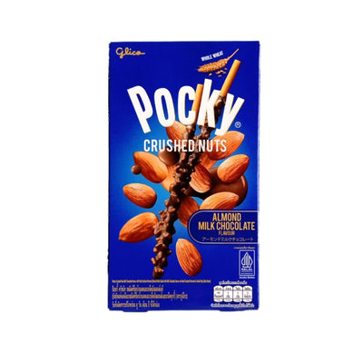 Glico Pocky Chocolate Almond Crush Biscuit Snack 41g